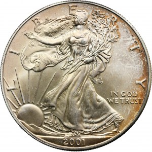 USA, 1 Philadelphia Dollar 2001 - Walking Liberty