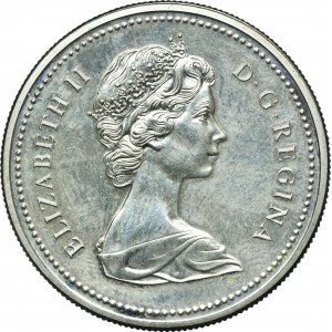 Canada, Elizabeth II, 1 Dollar 1975 - 100 years of Calgary