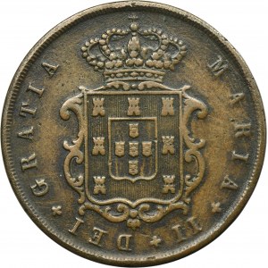 Portugal, Maria II, 10 Reis Lisbon 1846