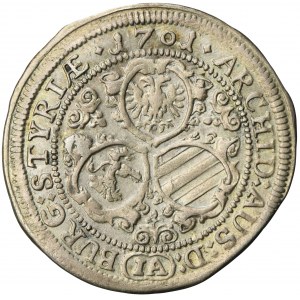 Austria, Leopold I, 3 Krajcary Graz 1701 IA