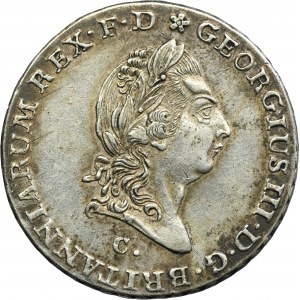 Allemagne, Royaume de Hanovre, George III, 2/3 Thaler Clausthal 1814 C