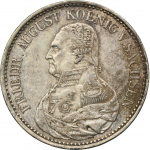 Germany, Kingdom of Saxony, Friedrich August I, Thaler Dresden 1826 S