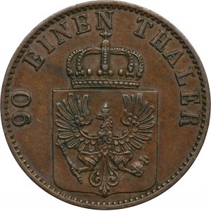 Germany, Kingdom of Prussia, Wilhelm I, 4 Pfennige Berlin 1867 A