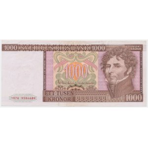 Szwecja, 1.000 koron 1976