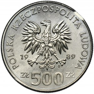 DESTRUKT, 500 złotych 1989 Władysław II Jagiełło