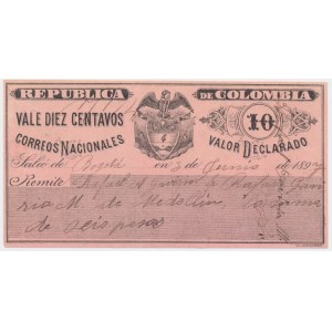 Colombia, 10 Centavos 1897