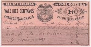 Colombia, 10 Centavos 1897