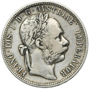 Austria, Franz Joseph I, 1 Floren Wien 1882