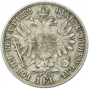Austria, Franz Joseph I, 1 Floren Wien 1882