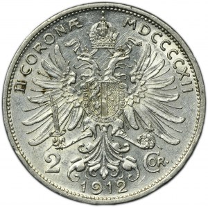 Austria, Franz Joseph I, 2 Corona Wien 1912
