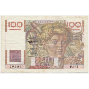 France, 100 Francs 1952