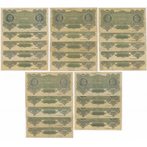 10.000 marek 1922 - A do K (24 szt.)