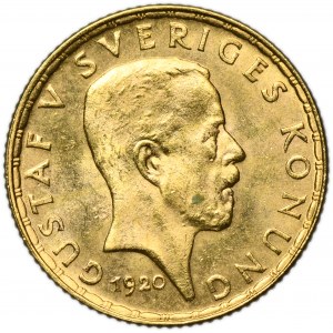 Sweden, Gustav V, 5 Kronor Stockholm 1920