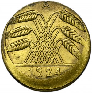 ERROR, Germany, Weimar Republic, 50 Pfennig Berlin 1924 A