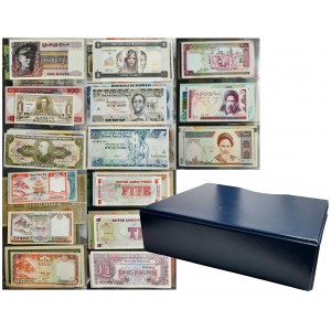Klaser z banknotami z całego świata (ok. 400 szt.)