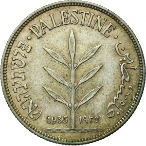 Palestine, 100 Mils London 1935