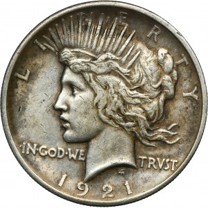 USA, 1 Dollar Philadephia 1921 - Peace