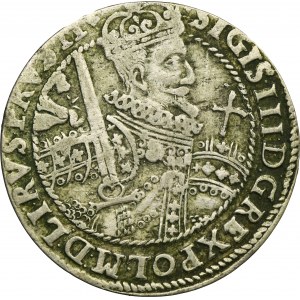 Sigismund III Vasa, 1/4 Thaler Bromberg 1622 - PRVS M