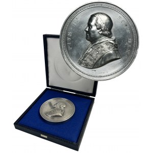 Papal States, Vatican City, Pius IX, Medal on the occasion of the abrasion of the Vatican Council 1869