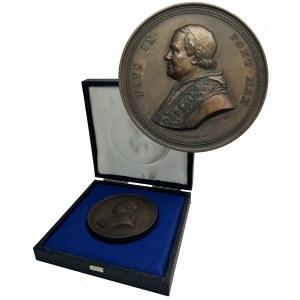 Papal State, Vatican, Pius IX, Medal commemorating the reconsecration of St. Peter's Basilica. Paul Outside the Walls 1854