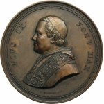 Papal State, Vatican, Pius IX, Medal commemorating the reconsecration of St. Peter's Basilica. Paul Outside the Walls 1854