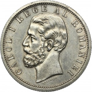 Rumunsko, Karol I., 5 Lei Hamburg 1901 B