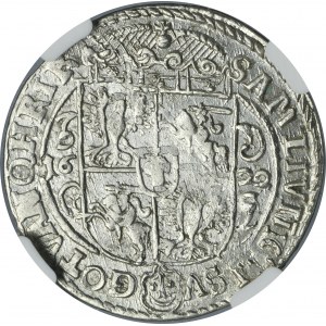 Sigismund III Vasa, Ort Bydgoszcz 1622 - PRVS M - NGC AU58