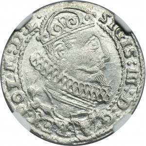 Sigismond III Vasa, Sixième de Cracovie 1625 - NGC AU55