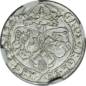 Sigismund III Vasa, 6 Groschen Krakau 1625 - NGC AU55