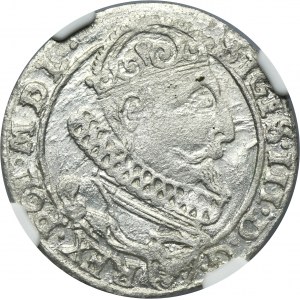 Zygmunt III Waza, Szóstak Kraków 1626 - NGC MS61