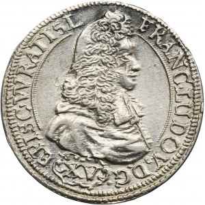 Silesia, Duchy of Neisse, Franz Ludwig von Pfalz-Neuburg, 15 Kreuzer Neisse 1694 LPH