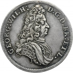 Niemcy, Księstwo Brunszwiku-Lüneburg-Celle, Jerzy Wilhelm, 1/4 Talara Celle 1705 - RZADKIE