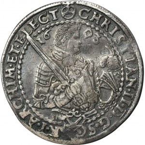 Germany, Saxony, Christian II, Johann Georg I and August, 1/2 Thaler Dresden 1603