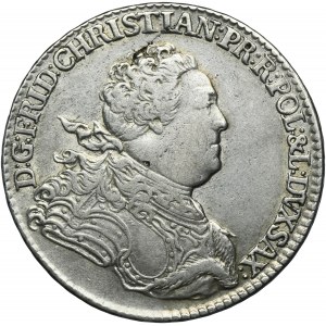 Friedrich Christian, 2/3 Thaler Dresden 1763 FWôF