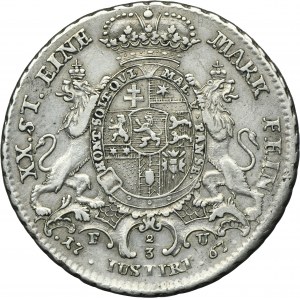 Germany, Landgraviate of Hessen-Kassel, Friedrich II, 2/3 Thaler Kassel 1767 FU