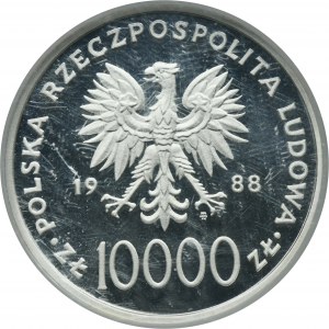 10.000 złotych 1988 Jan Paweł II - NGC PF68 UTRA CAMEO