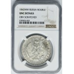 Rouble Warsaw 1842 MW - NGC UNC DETAILS