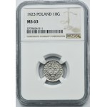 10 pennies 1923 - NGC MS63