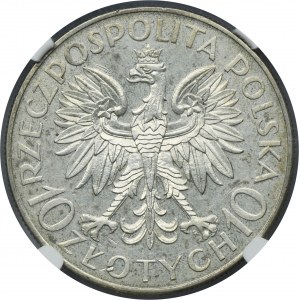 Traugutt, 10 złotych 1933 - NGC MS61