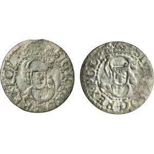 Set, Sigismund III Vasa, Schilling Riga (2 pcs.)