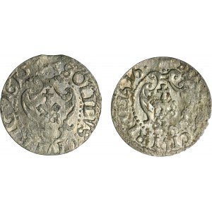 Set, Sigismund III Vasa, Schilling Riga (2 pcs.)