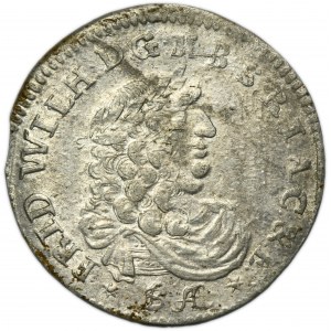 Germany, Brandenburg-Prussia, Friedrich Wilhelm, 6 Groschen Königsberg 1686 BA