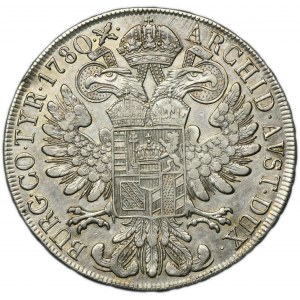 Austria, Maria Theresa, Thaler Günzburg 1780 SF