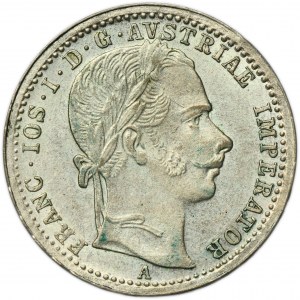 Austria, Franz Joseph I, 1/4 Florin Wien 1862 A