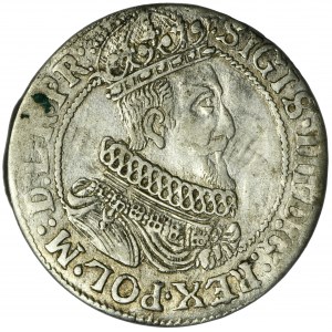 Sigismund III Vasa, 1/4 Thaler Danzig 1624/3 - PR•