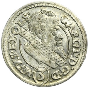 Silesia, Duchy of Münsterberg-Oels, Karl II, 3 Kreuzer Oels 1613