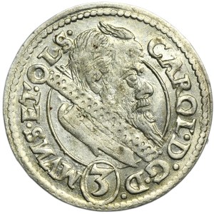 Silesia, Duchy of Münsterberg-Oels, Karl II, 3 Kreuzer Oels 1613