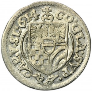 Śląsk, Księstwo Ziębicko-Oleśnickie, Karol II, 3 Krajcary Oleśnica 1614