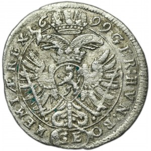 Austria, Leopold I, 3 Kreuzer Prague 1699 GE