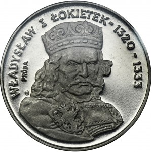 PRÓBA NIKIEL, 500 złotych 1986 Władysław I Łokietek - NGC PF67 ULTRA CAMEO